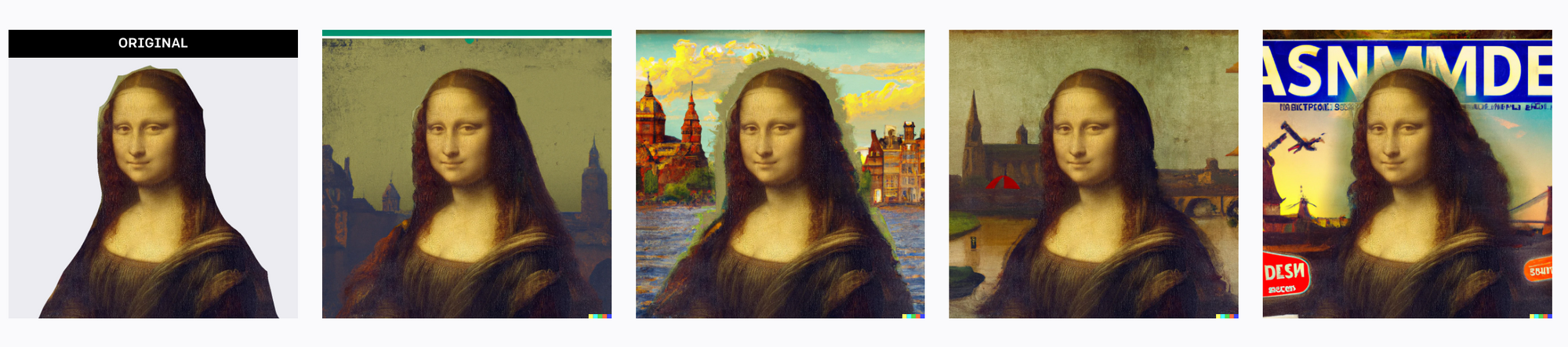 Mona Lisa Variations with DALL·E